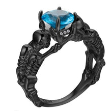 Cargar imagen en el visor de la galería, Skeleton Blue Ring
