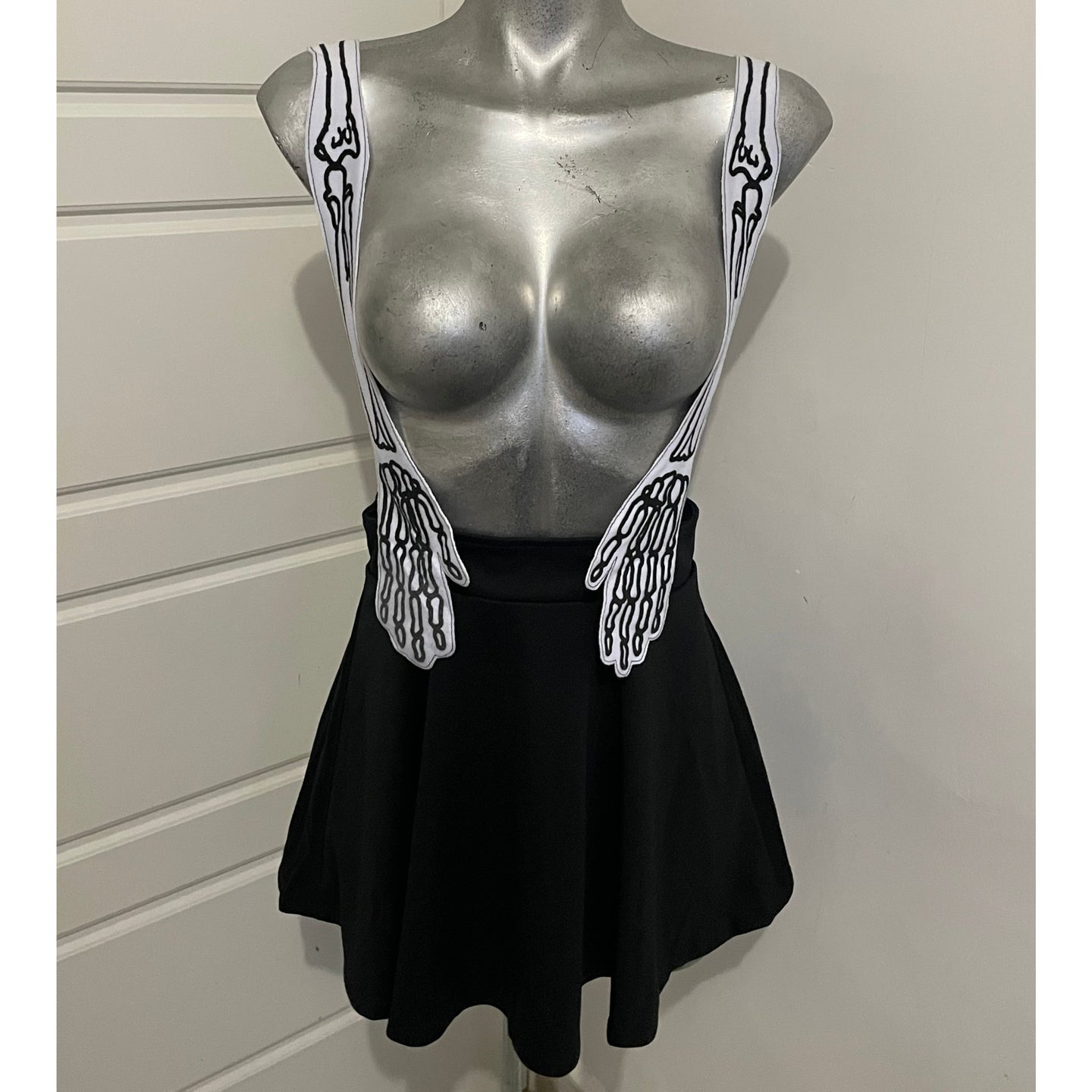 Skeleton Hands Skirt Dress