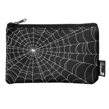 Cargar imagen en el visor de la galería, Sourpuss Spiderweb Zip Pouch
