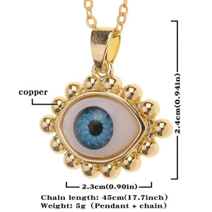 Eye of Turkey Necklace