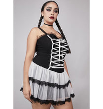 Cargar imagen en el visor de la galería, WIDOW - Plus Ivory Bring Me To Life Corset Dress
