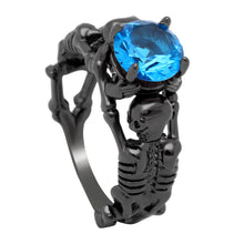 Cargar imagen en el visor de la galería, Skeleton Blue Ring
