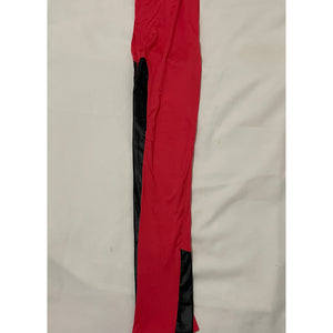 Red / Black Grunge Leggings