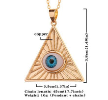 Cargar imagen en el visor de la galería, Eye of Providence Necklace
