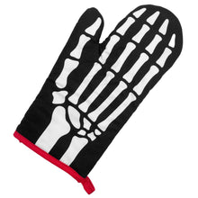 Cargar imagen en el visor de la galería, Sourpuss Miss Bones Oven Mitts Set
