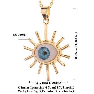 Eye of Sky Necklace