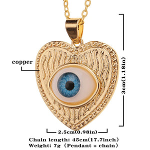 Eye of Heart Necklace