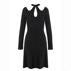 DW236 Gothic hollow bandage chest dress