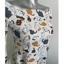 Cargar imagen en el visor de la galería, Cream Cats 3/4 Sleeve Dress
