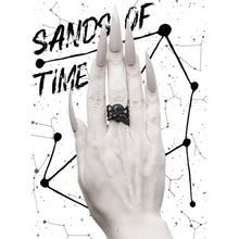 Cargar imagen en el visor de la galería, Sands Of Time Ring in Black
