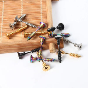 Fake Screw Expander Earrings