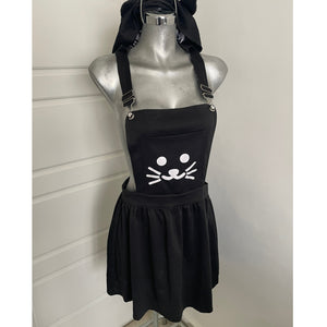 Cat Strappy Dress with Hat