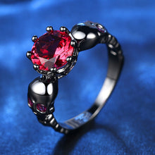 Cargar imagen en el visor de la galería, Simple Skully Red Ring
