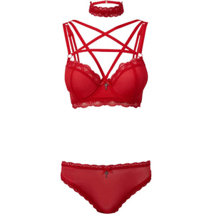 She Bites Lace Panty [SCARLET]