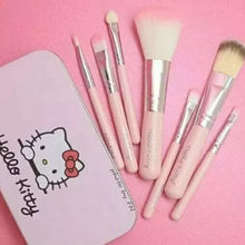 Cargar imagen en el visor de la galería, Hello Kitty Makeup Brush Set - Pink
