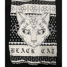 Cargar imagen en el visor de la galería, Satanic Black Cat Sweater
