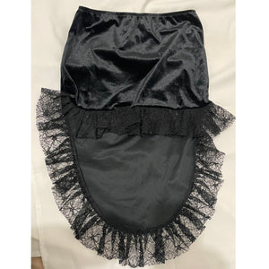 Asymetric Velvet Skirt