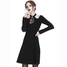 Cargar imagen en el visor de la galería, DW236 Gothic hollow bandage chest dress
