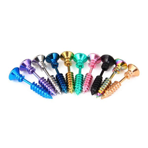 Fake Screw Expander Earrings