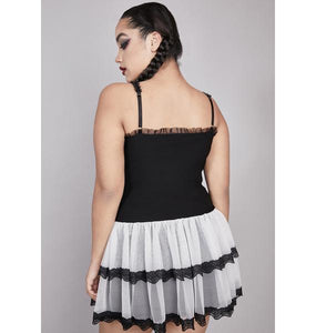 WIDOW - Plus Ivory Bring Me To Life Corset Dress