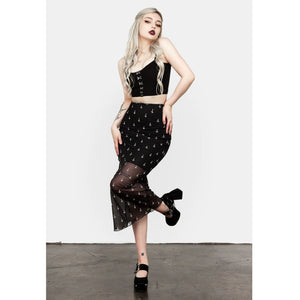 Wicked Mesh Midi Skirt