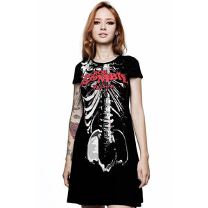 Foxy Bones Skater Dress