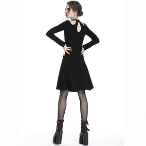 DW236 Gothic hollow bandage chest dress