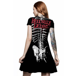 Foxy Bones Skater Dress