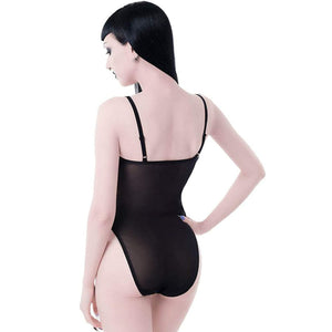 Your Highness Mesh Bodysuit [Black]