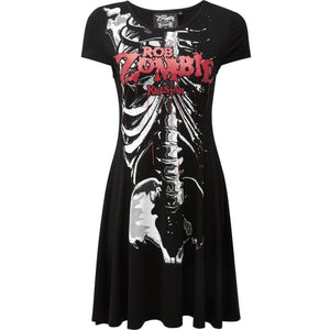 Foxy Bones Skater Dress