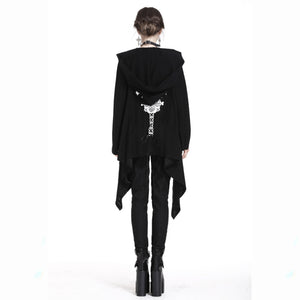 JW181 Gothic skull back baggy jacket